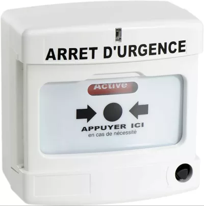 Dm d'arrêt d'urgence - double contact