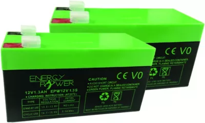 Lot de 2 batteries 12V 1.3 A