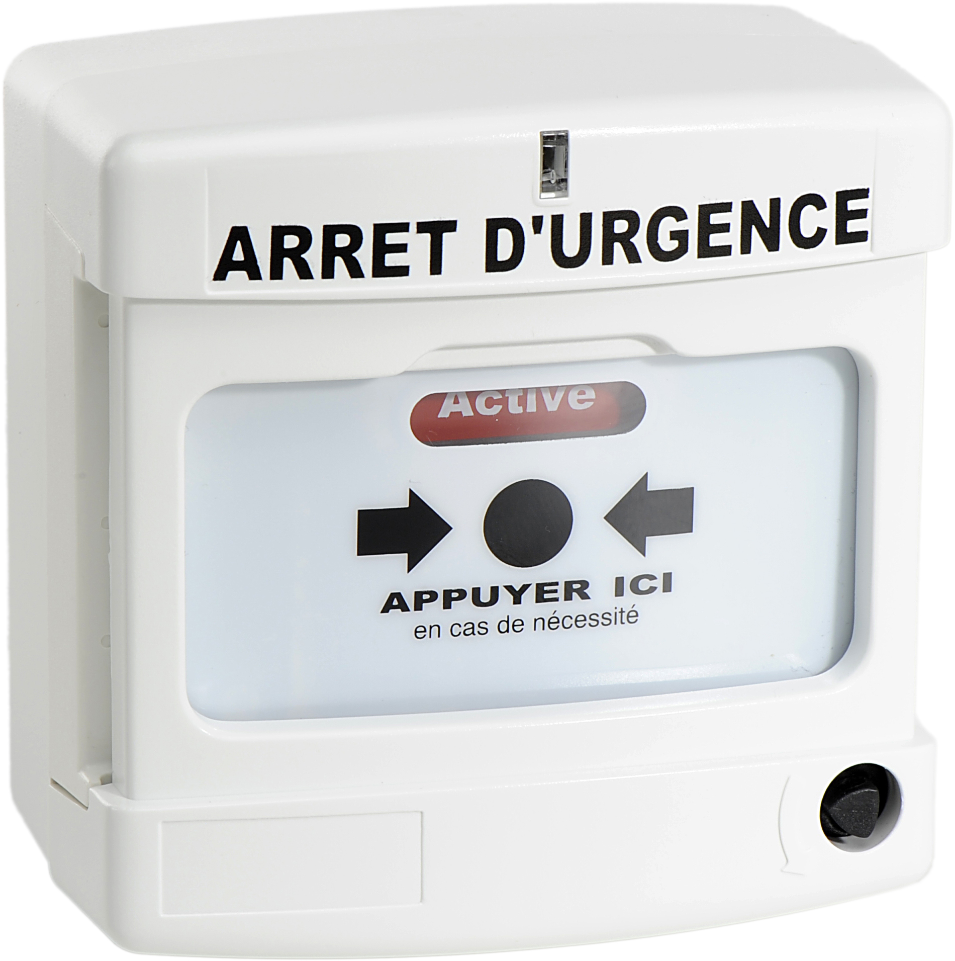 10040 Déclencheur Manuel d’arrêt d’urgence simple contact