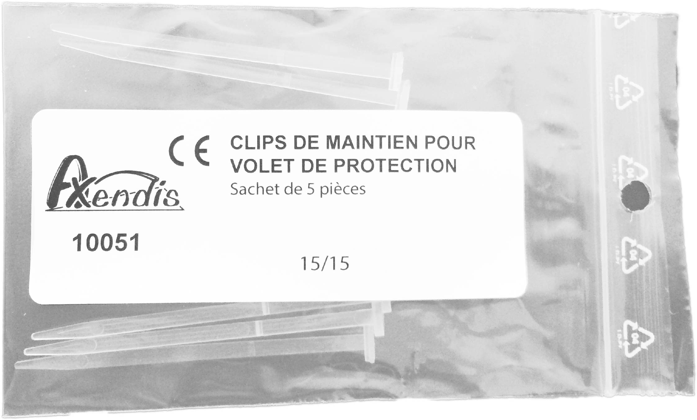 10051 CLIP VOLET DE PROTECTION