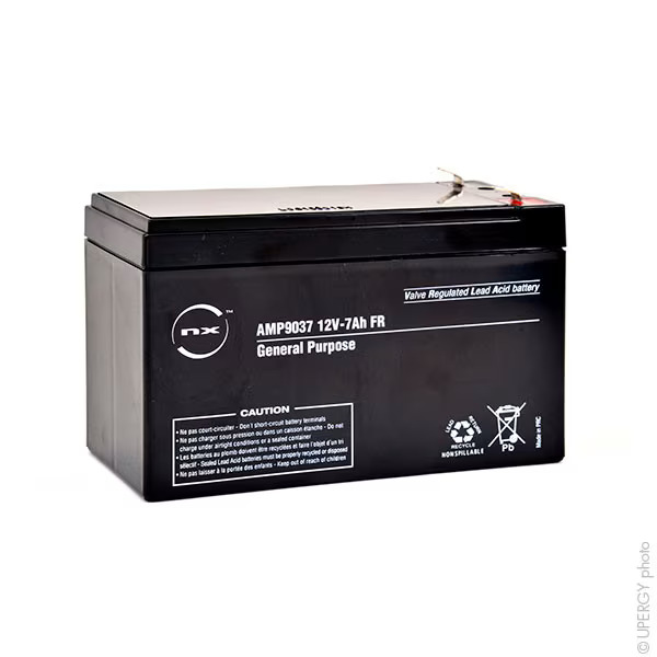 Lot de 2 batteries 12V-7Ah