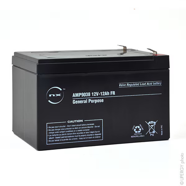 Lot de 2 batteries 12V-12Ah
