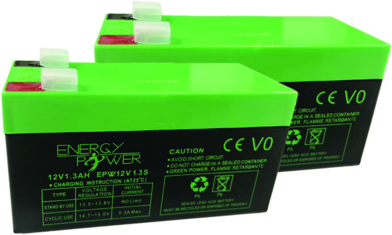 Lot de 2 batteries 12V 1.2 A